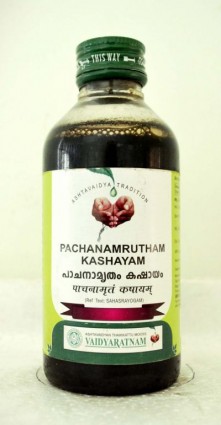 Vaidyaratnam Ayurvedic, Pachanamritham Kashayam, 200 ml